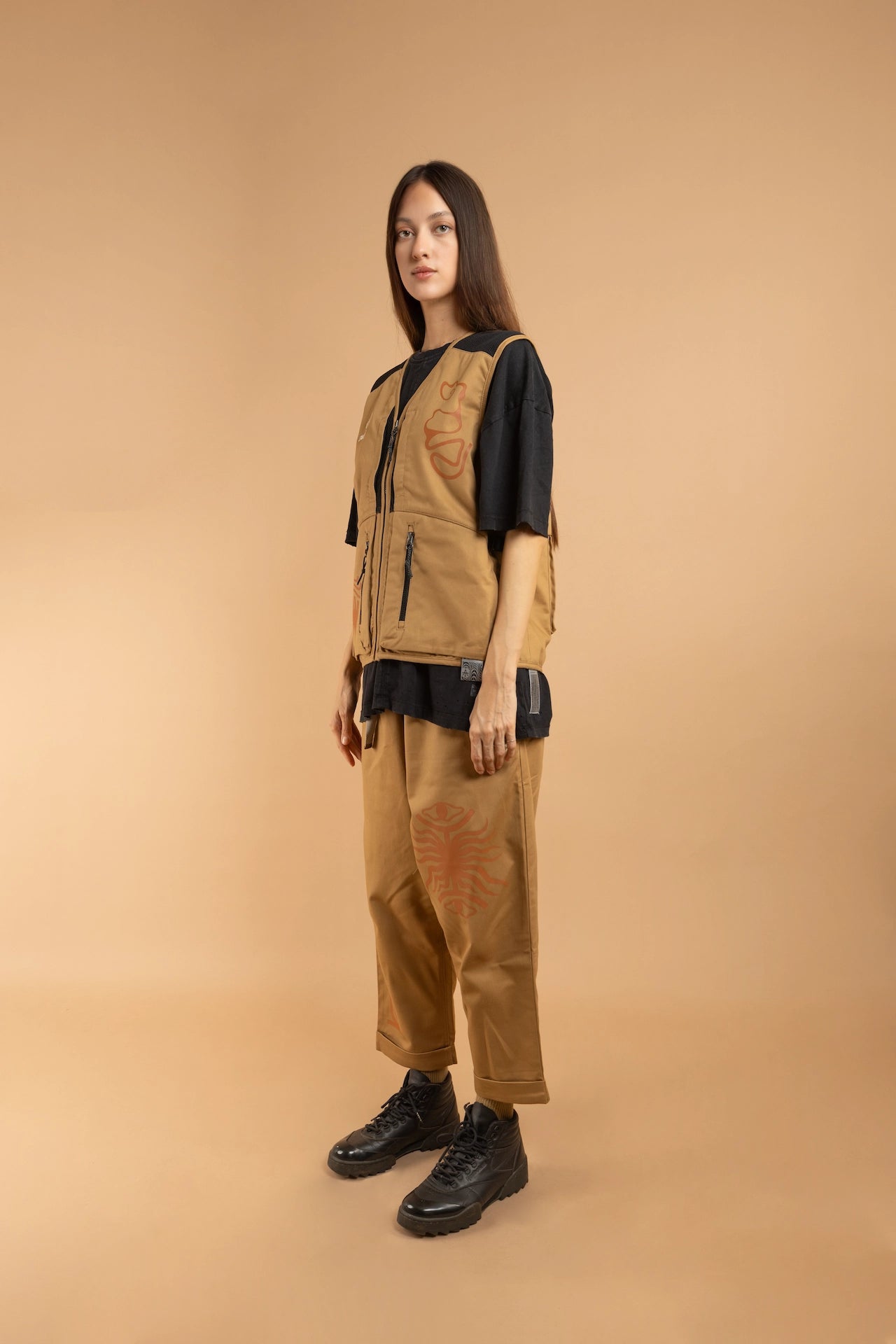 ARAFURU CCC-Vol.1 Utility Vest - DARK MUSTARD