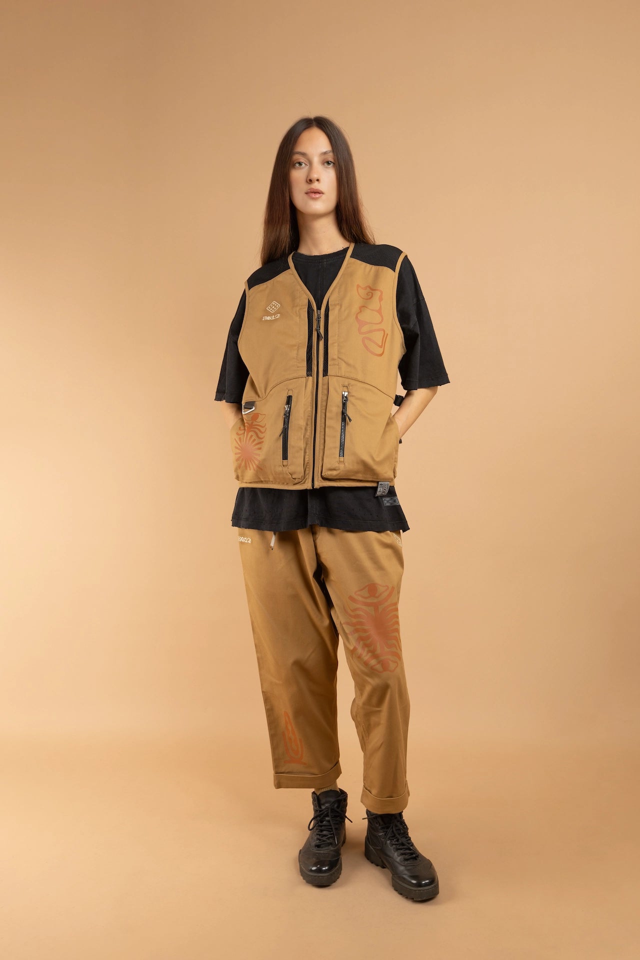 ARAFURU CCC-Vol.1 Utility Vest - DARK MUSTARD