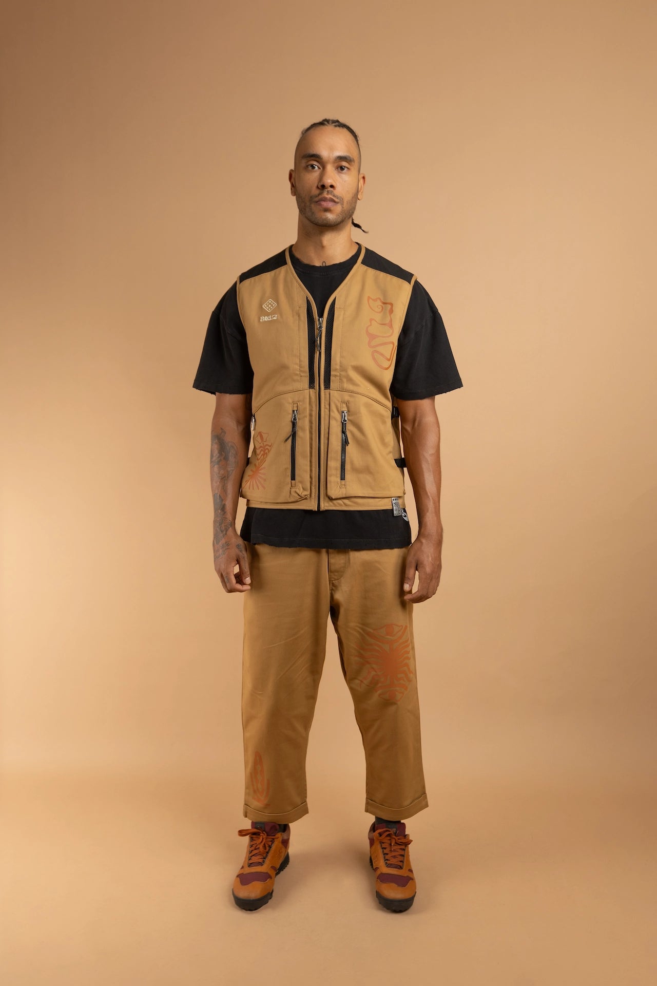 ARAFURU CCC-Vol.1 Utility Vest - DARK MUSTARD