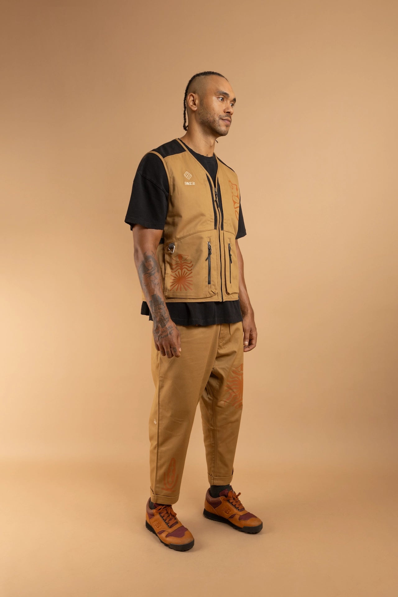 ARAFURU CCC-Vol.1 Utility Vest - DARK MUSTARD