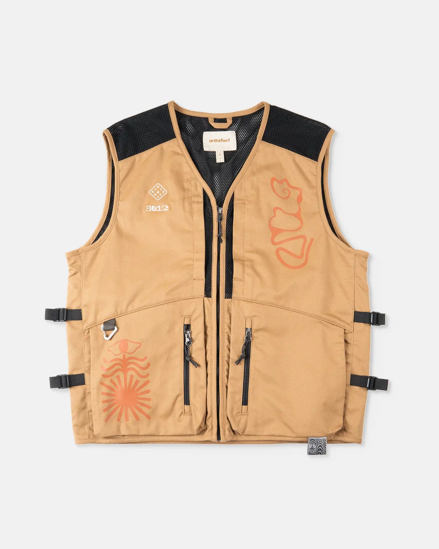 ARAFURU CCC-Vol.1 Utility Vest - DARK MUSTARD