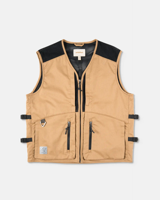 ARAFURU CC Utility Vest - Dark Mustard