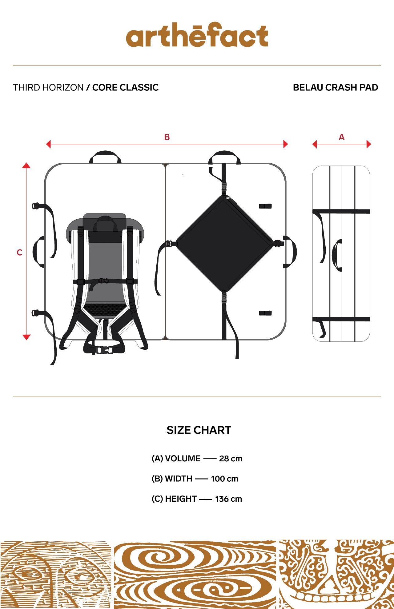BELAU Crash Pad - OLIVE