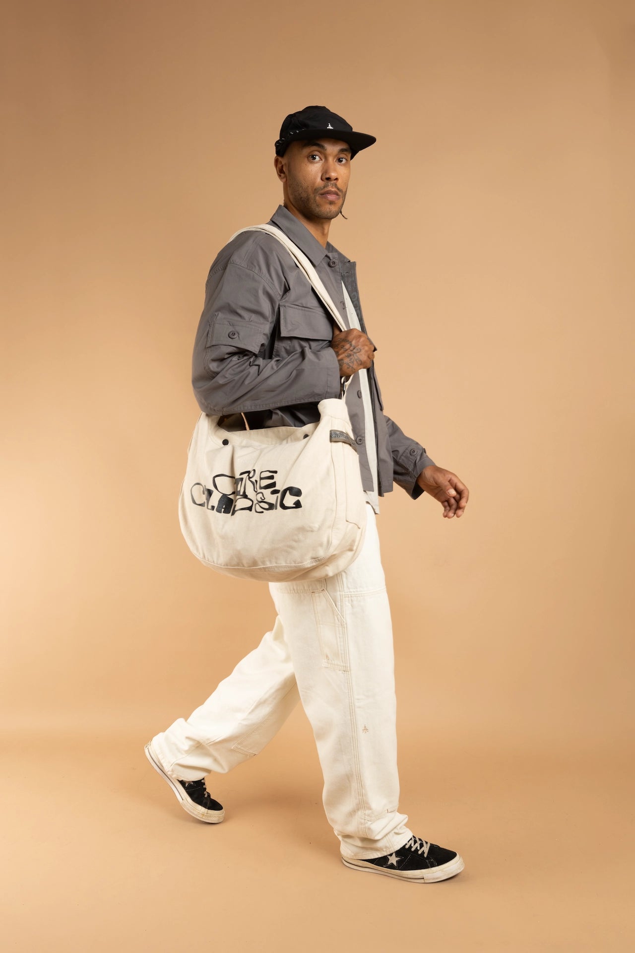 GATI Newspaper Bag - OFF WHITE