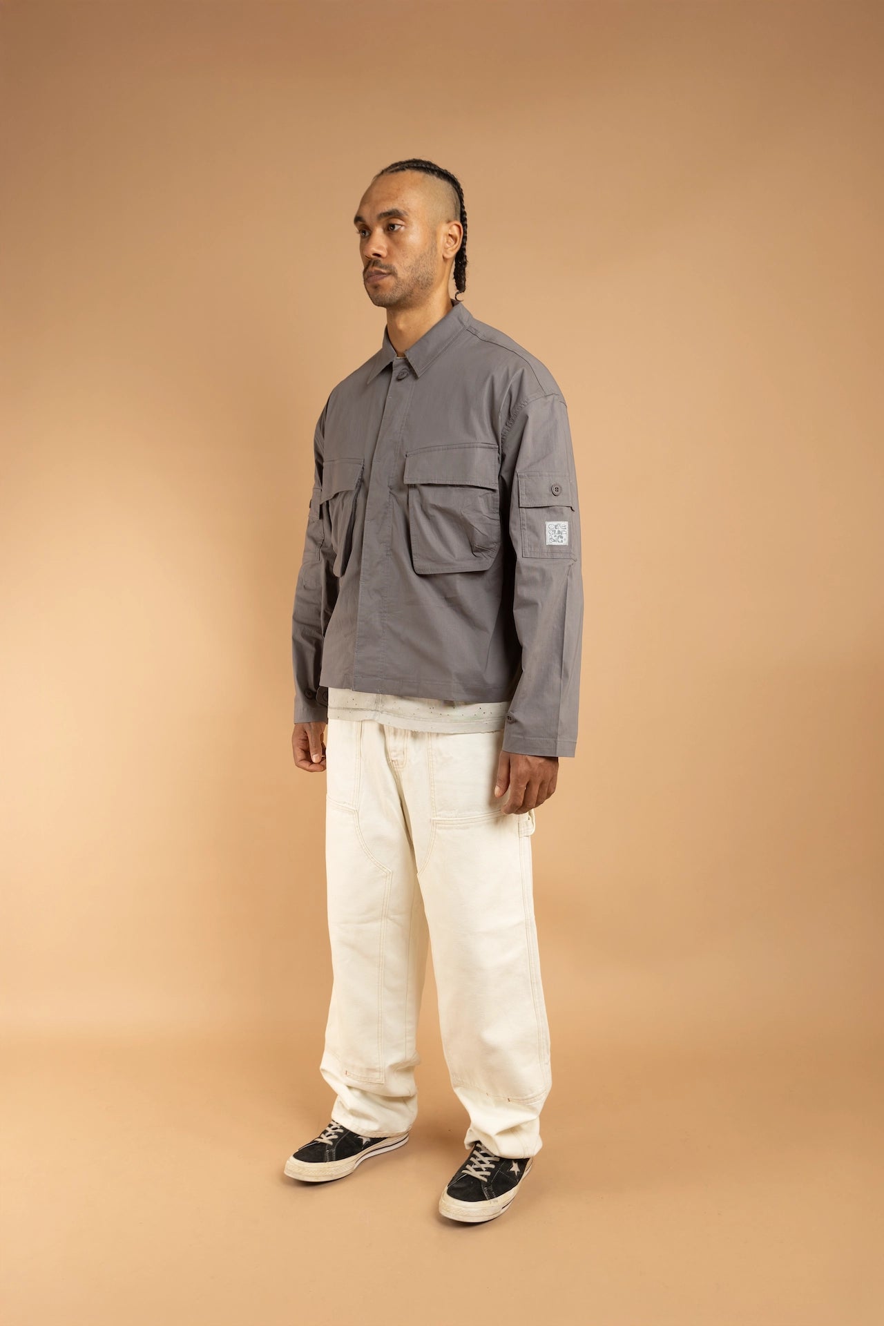 TAJU Overshirt - DARK GREY