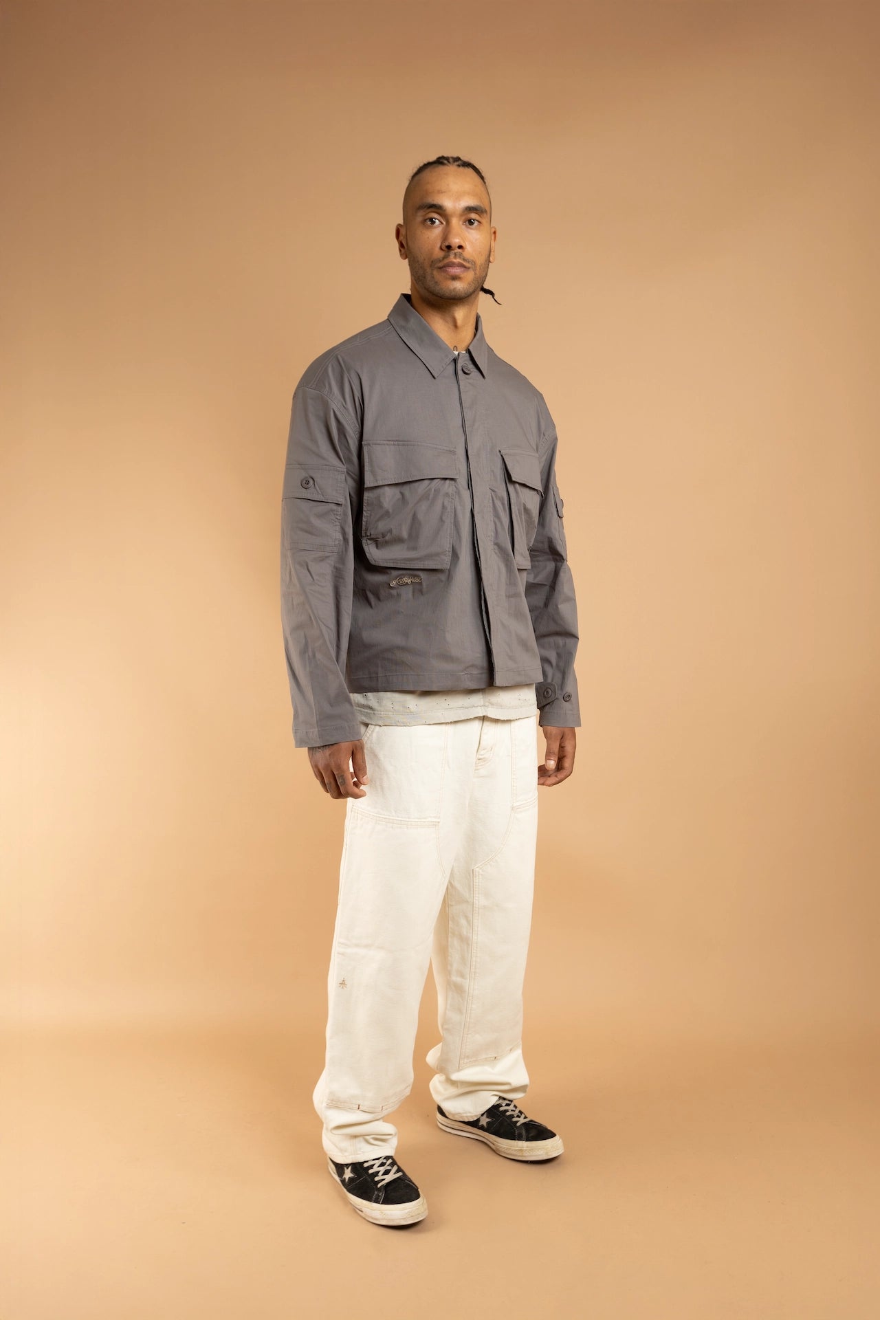 TAJU Overshirt - DARK GREY