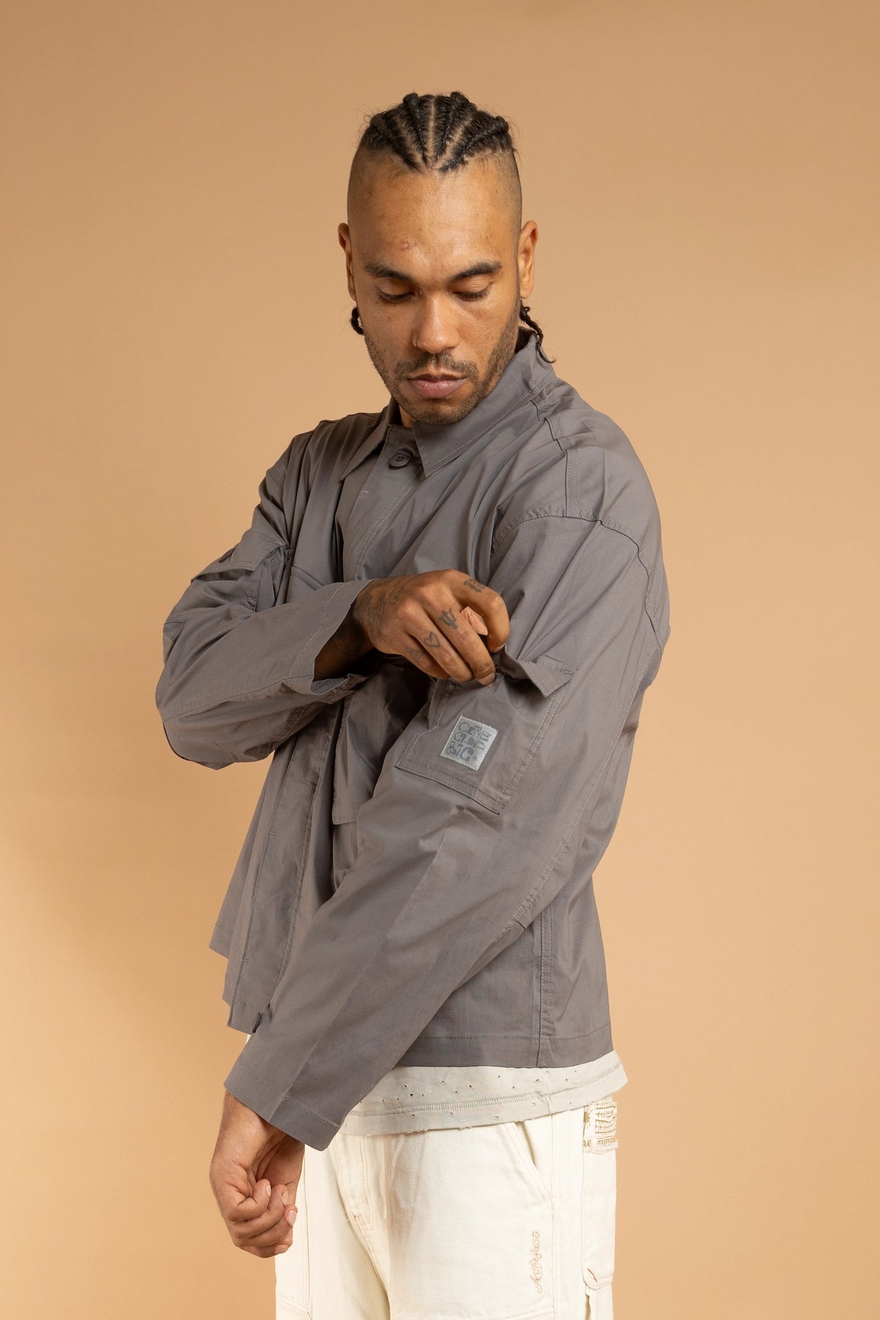 TAJU Overshirt - DARK GREY