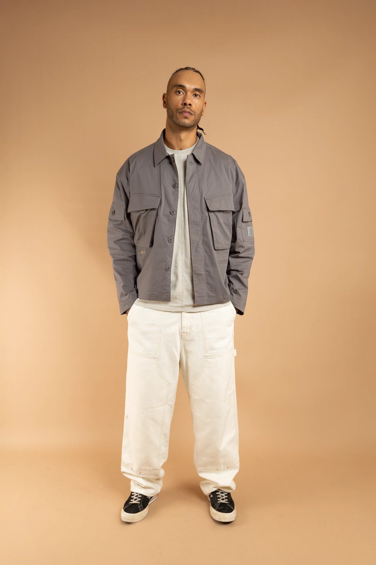 TAJU Overshirt - DARK GREY