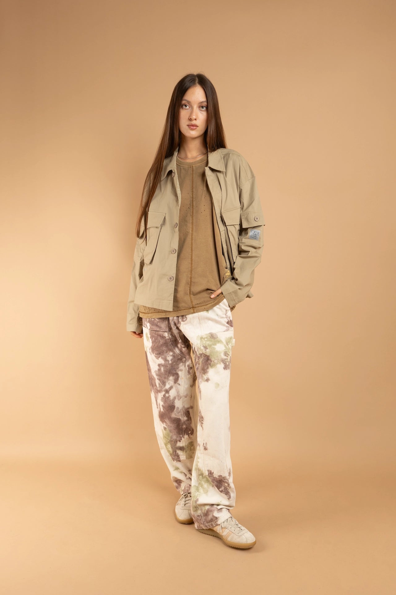 TAJU Overshirt - DARK KHAKY