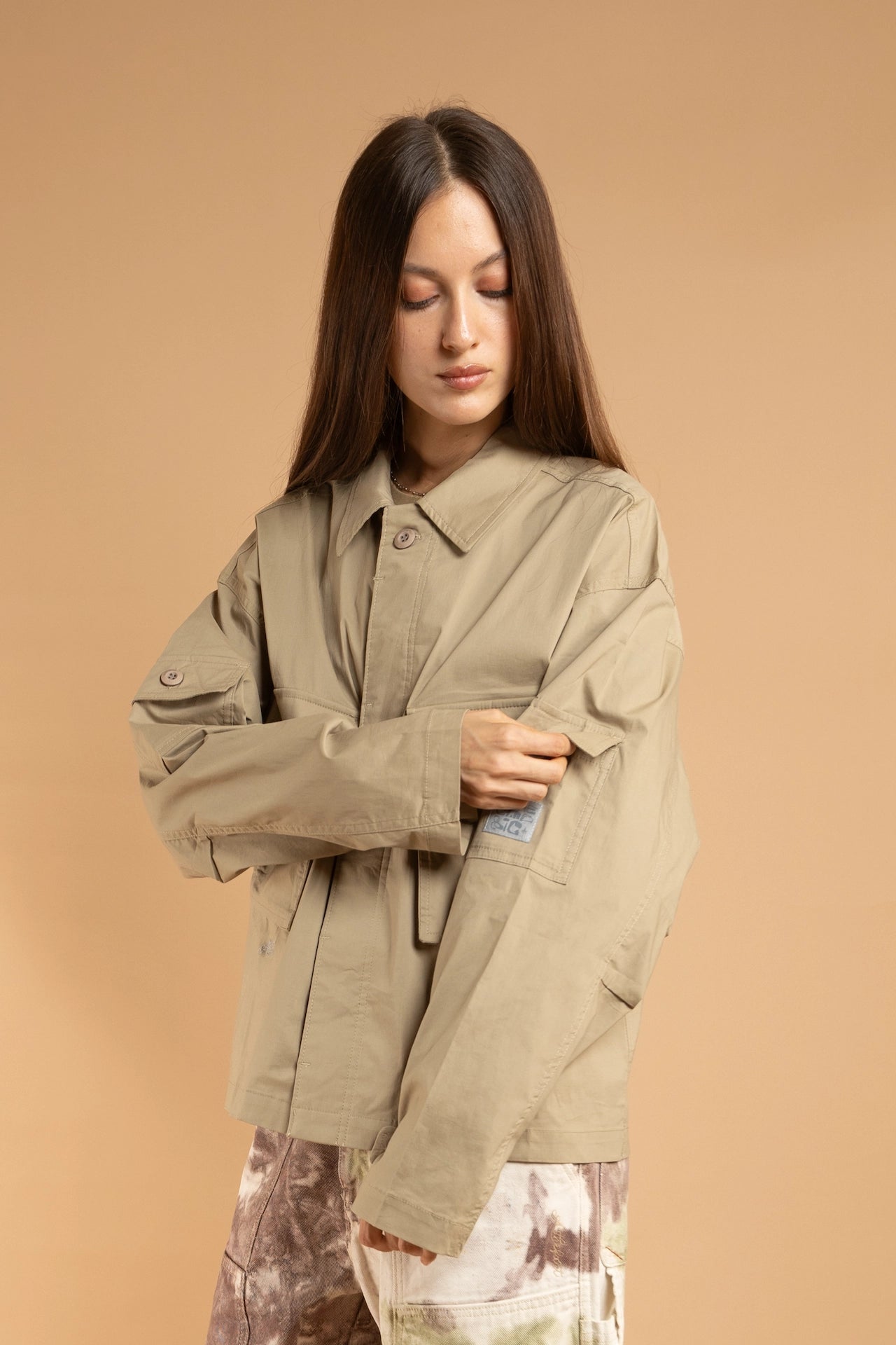 TAJU Overshirt - DARK KHAKY