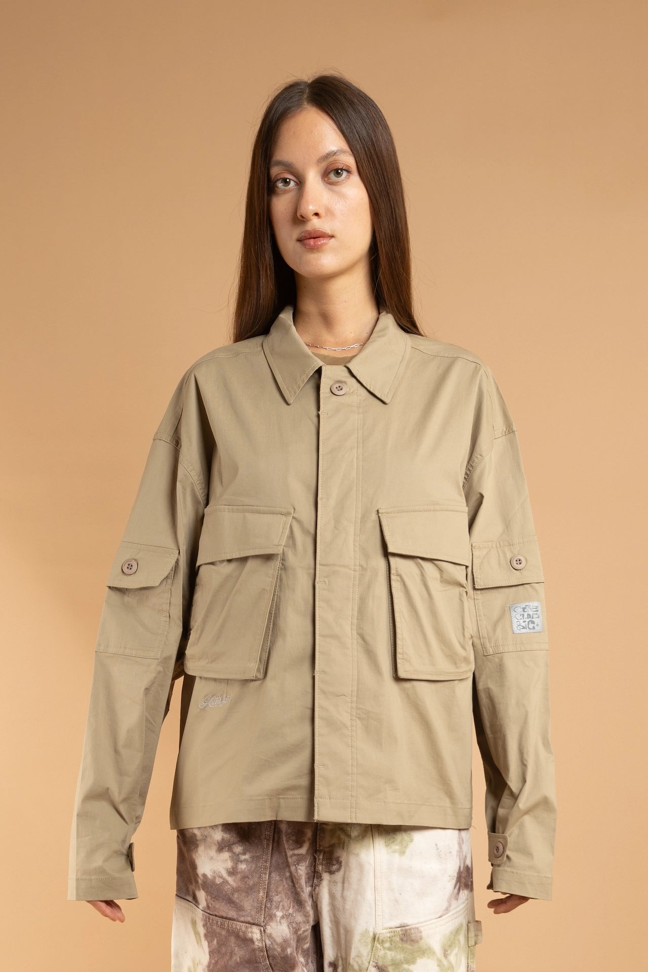TAJU Overshirt - DARK KHAKY
