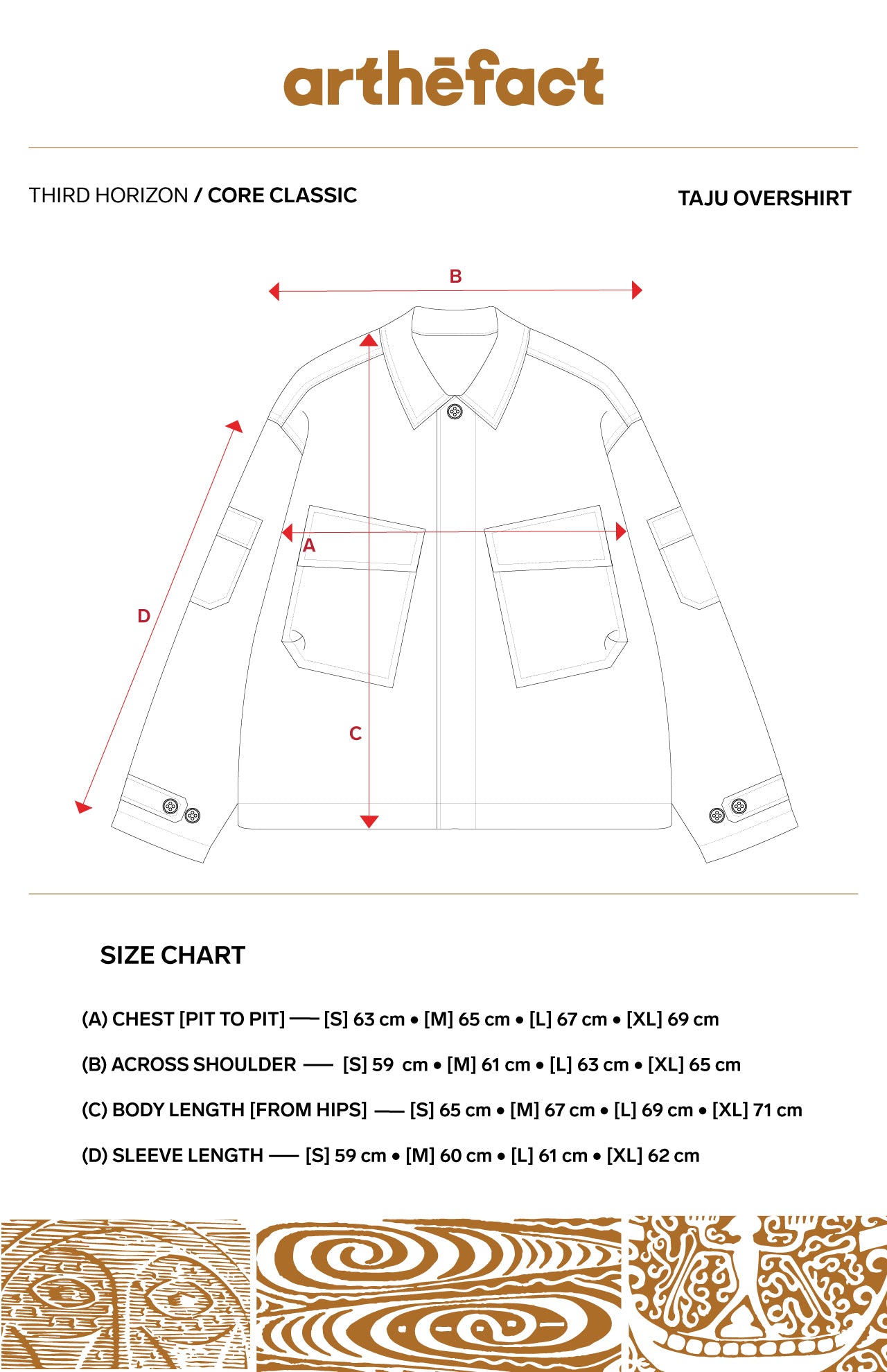 TAJU Overshirt - DARK KHAKY