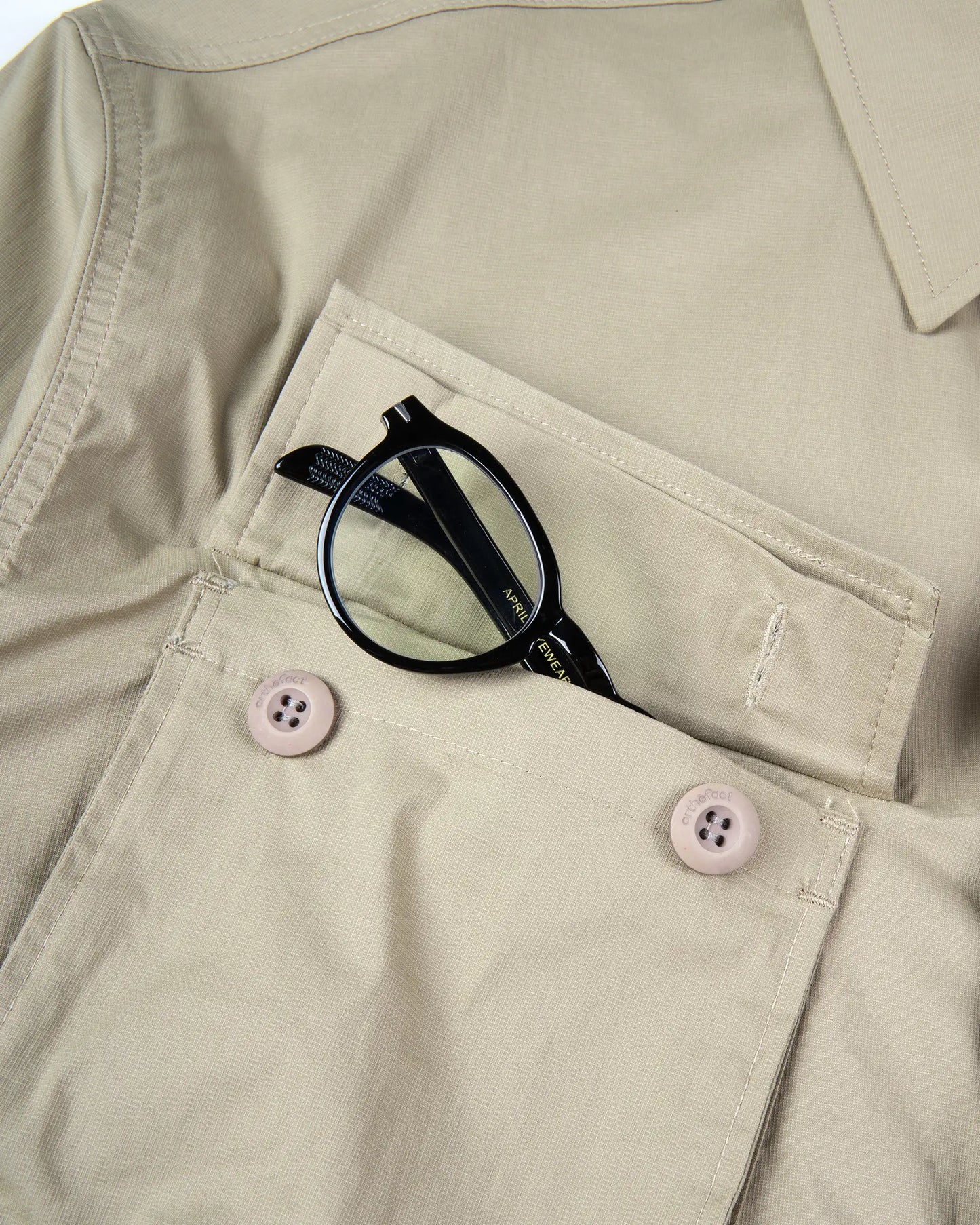 TAJU Overshirt - DARK KHAKY