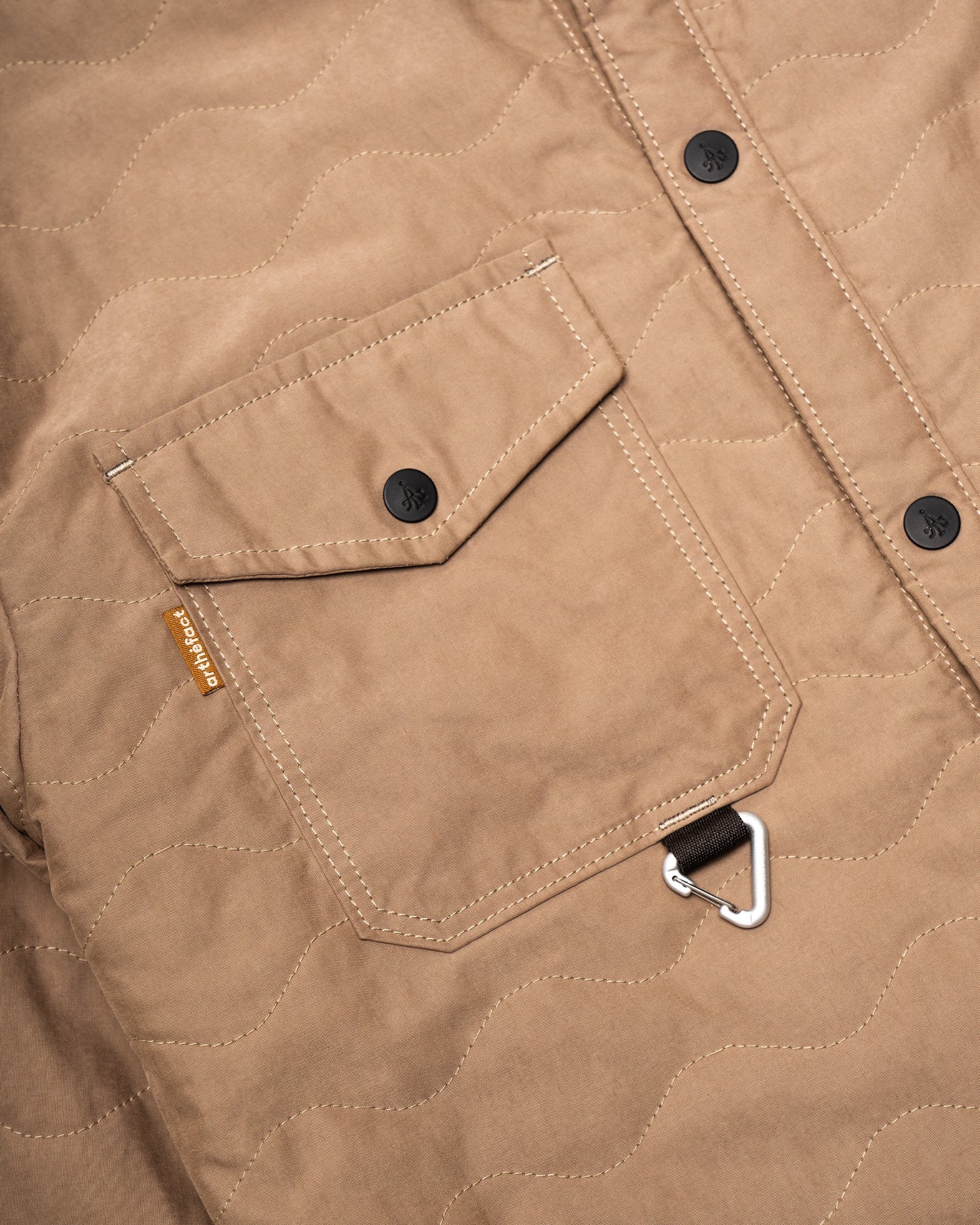 LOKI Quilted Jacket - Khaki