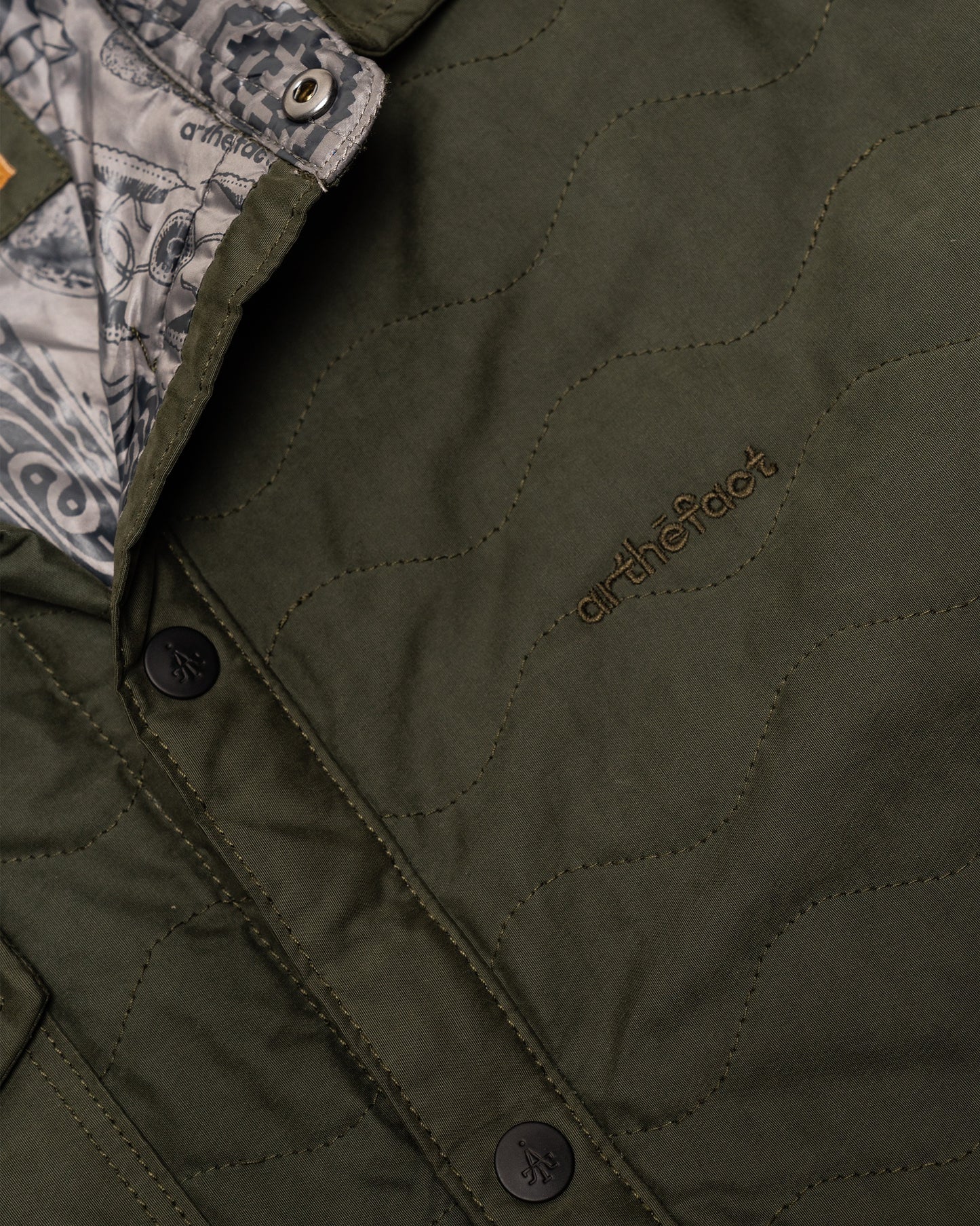 LOKI Quilted Jacket - Olive