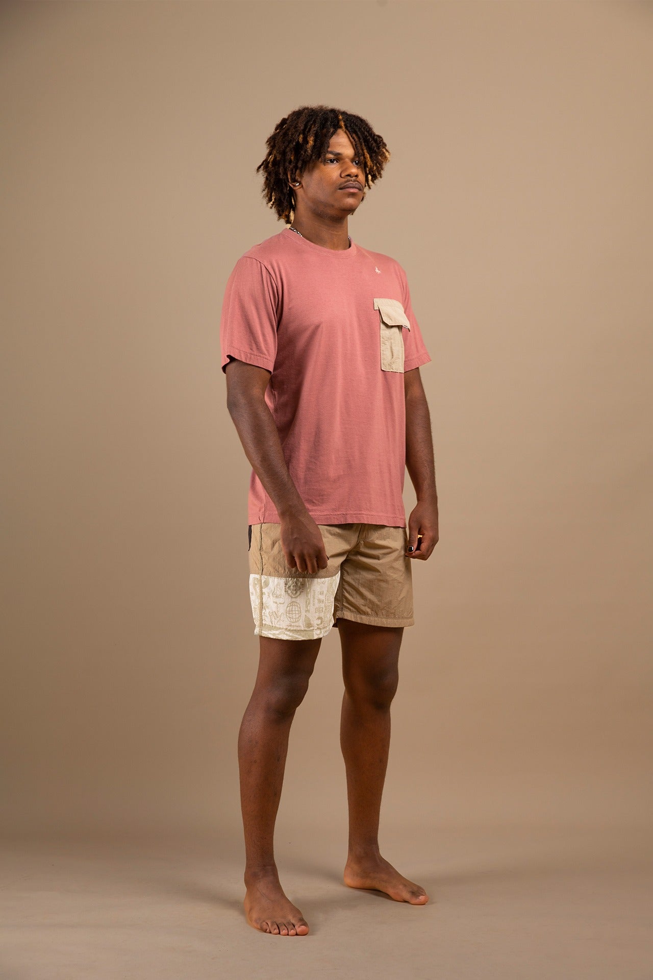 KALA Pocket Tee - Dusty Rose