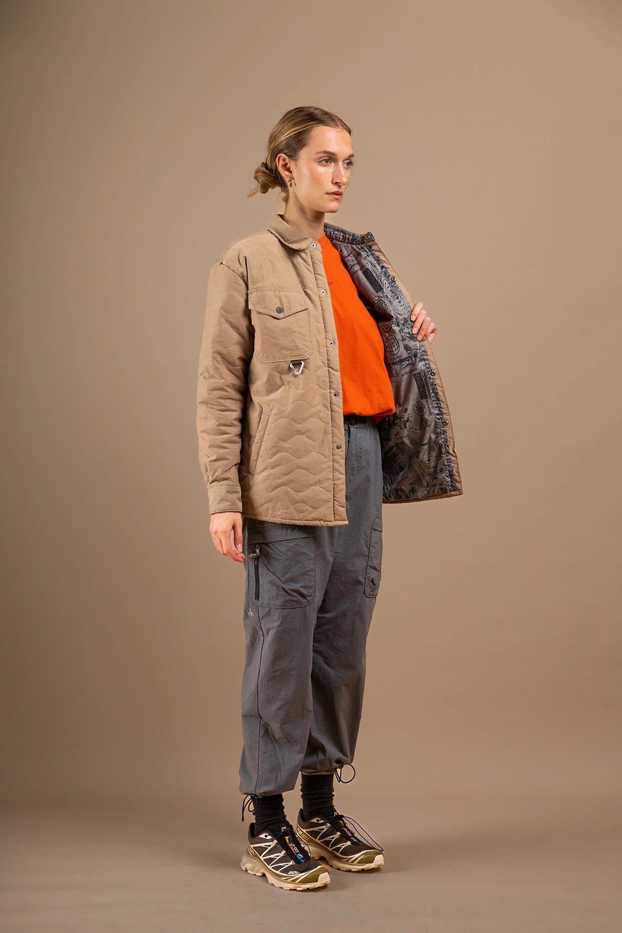 LOKI Quilted Jacket - Khaki