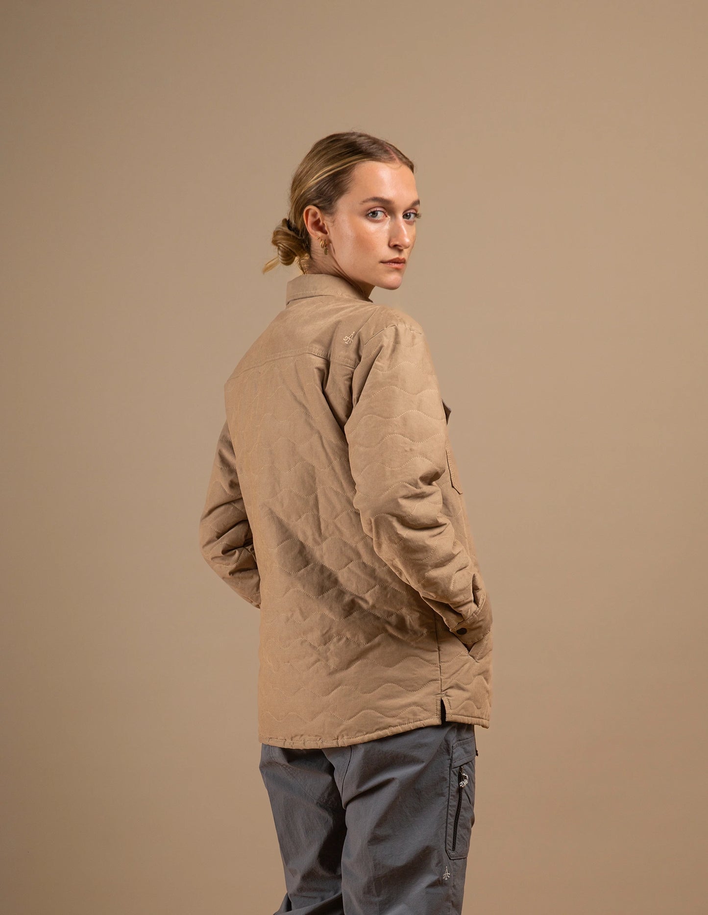 LOKI Quilted Jacket - Khaki