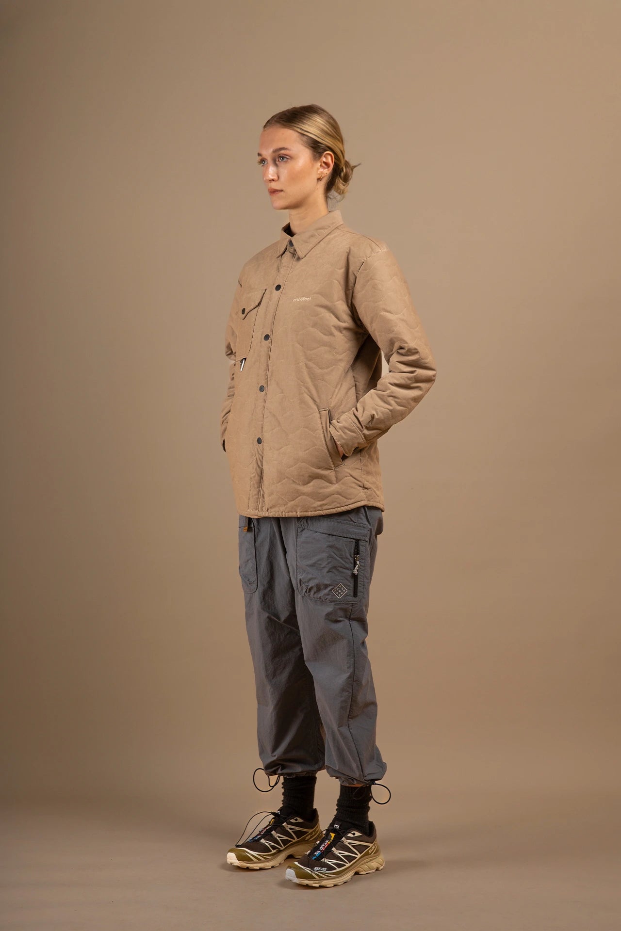 LOKI Quilted Jacket - Khaki