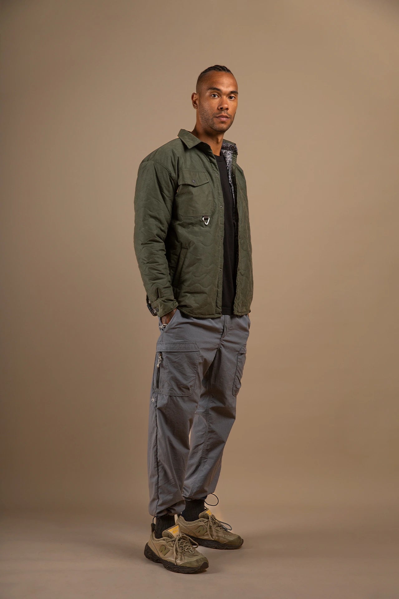 LOKI Quilted Jacket - Olive