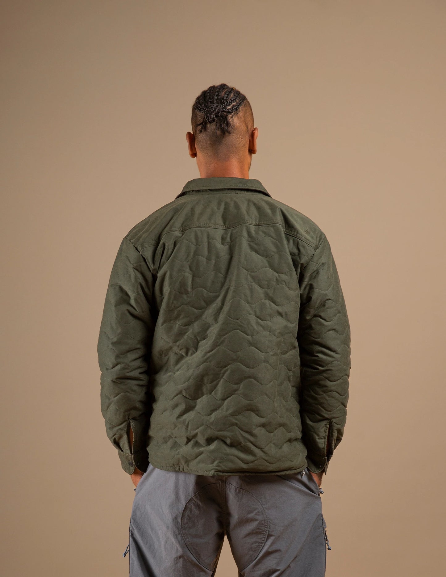 LOKI Quilted Jacket - Olive
