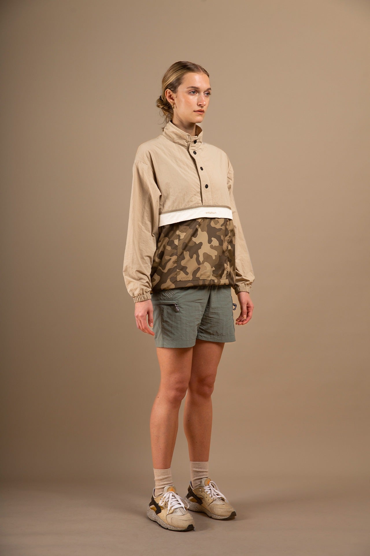 RINCA Anorak Jacket - Brown Camo