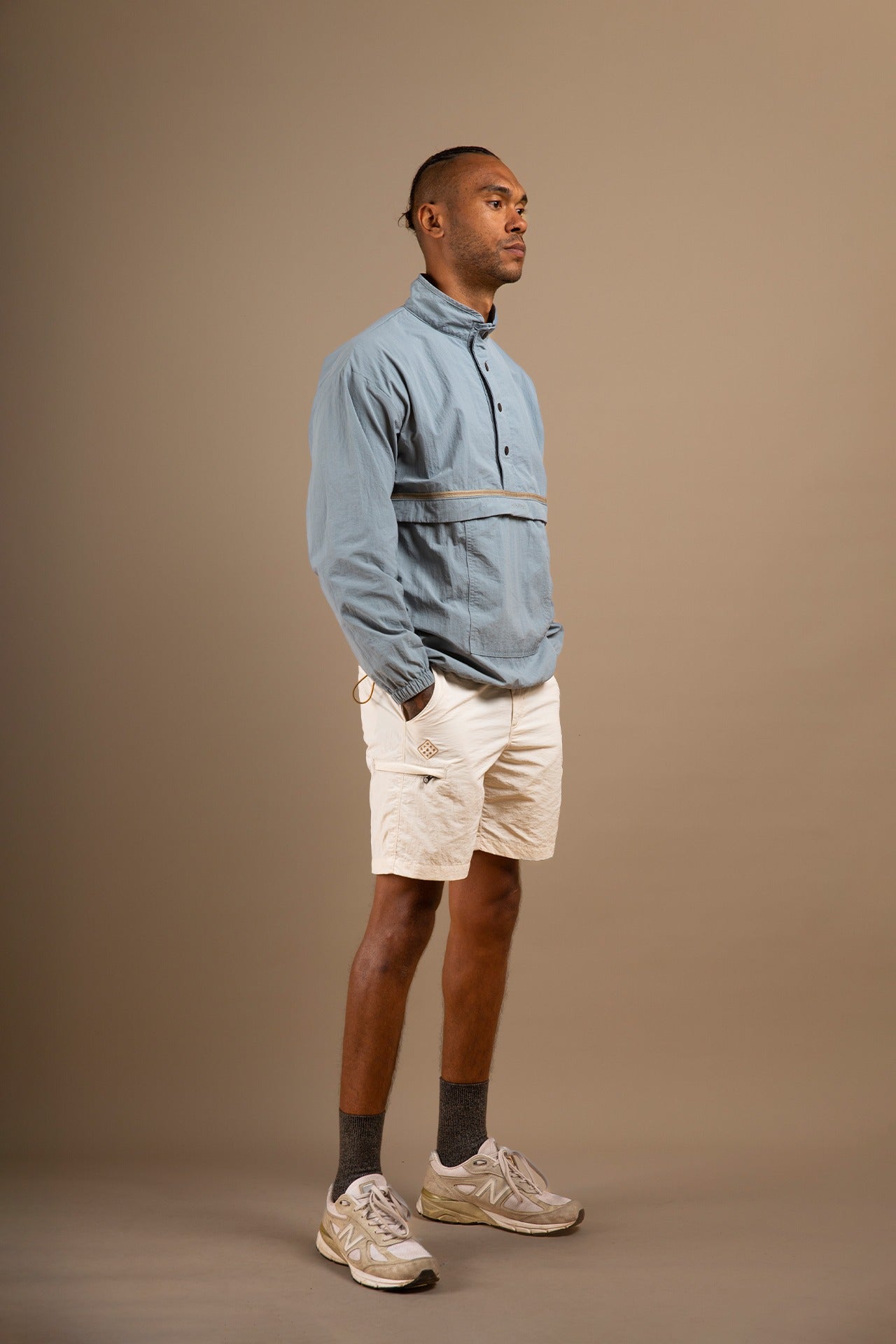 RINCA Anorak Jacket - Smoke Blue