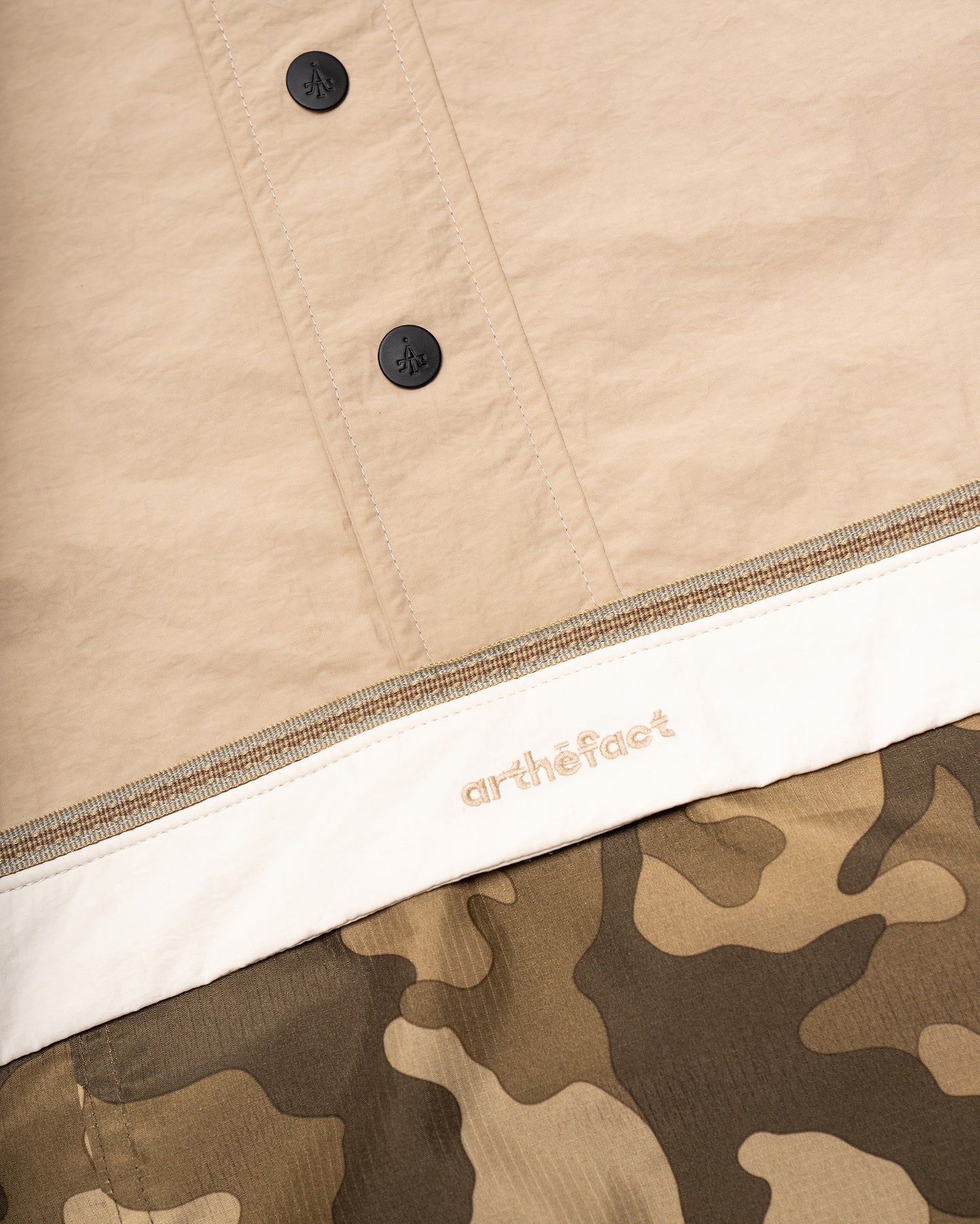 RINCA Anorak Jacket - Brown Camo