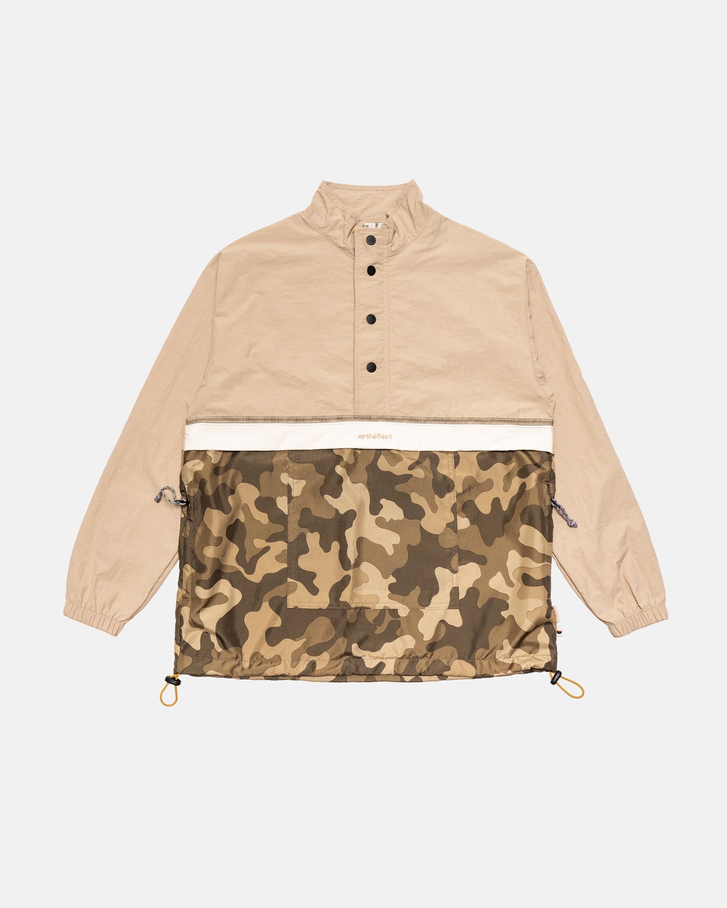 RINCA Anorak Jacket - Brown Camo