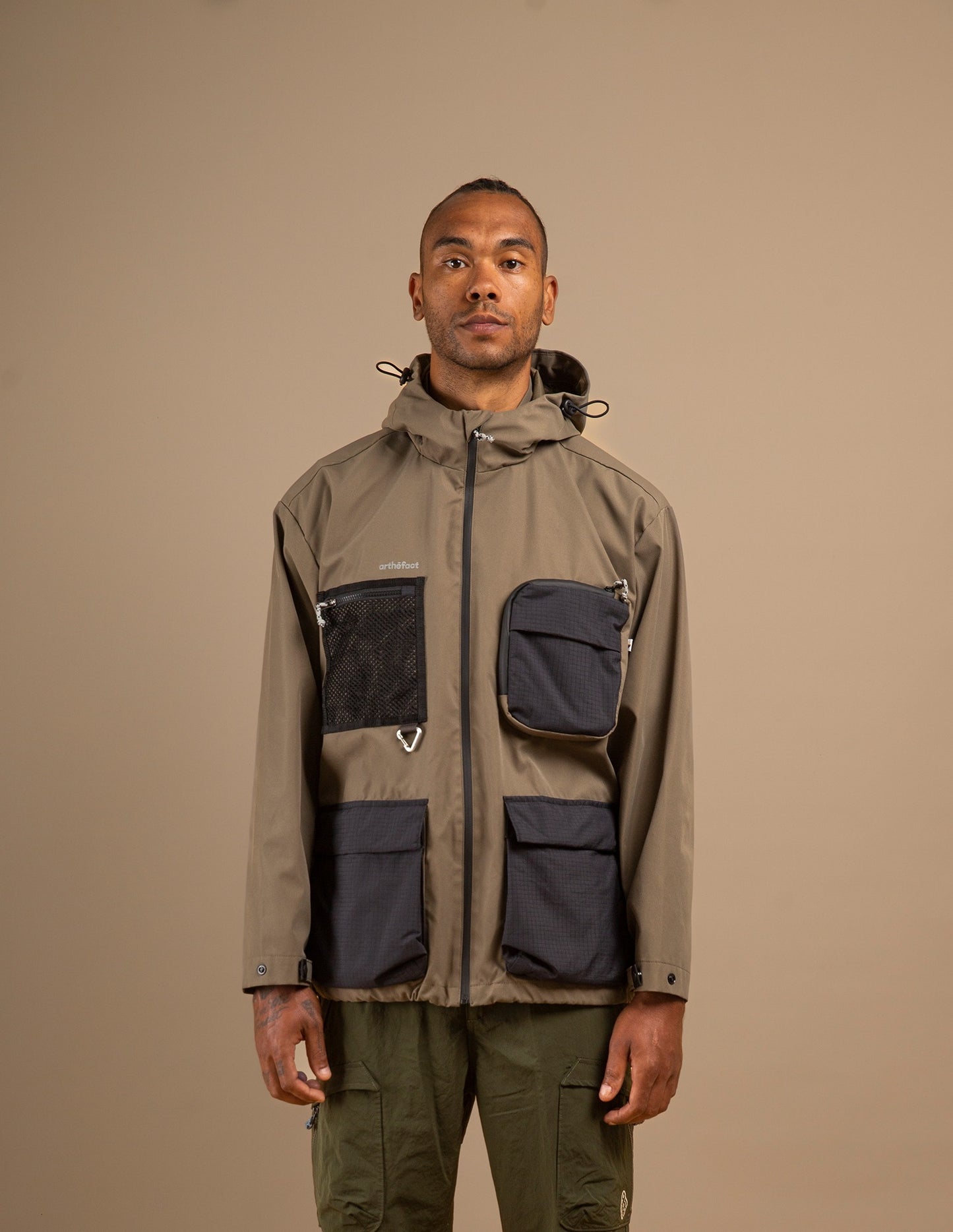 SAGEA Utility Jacket - Muted Olive