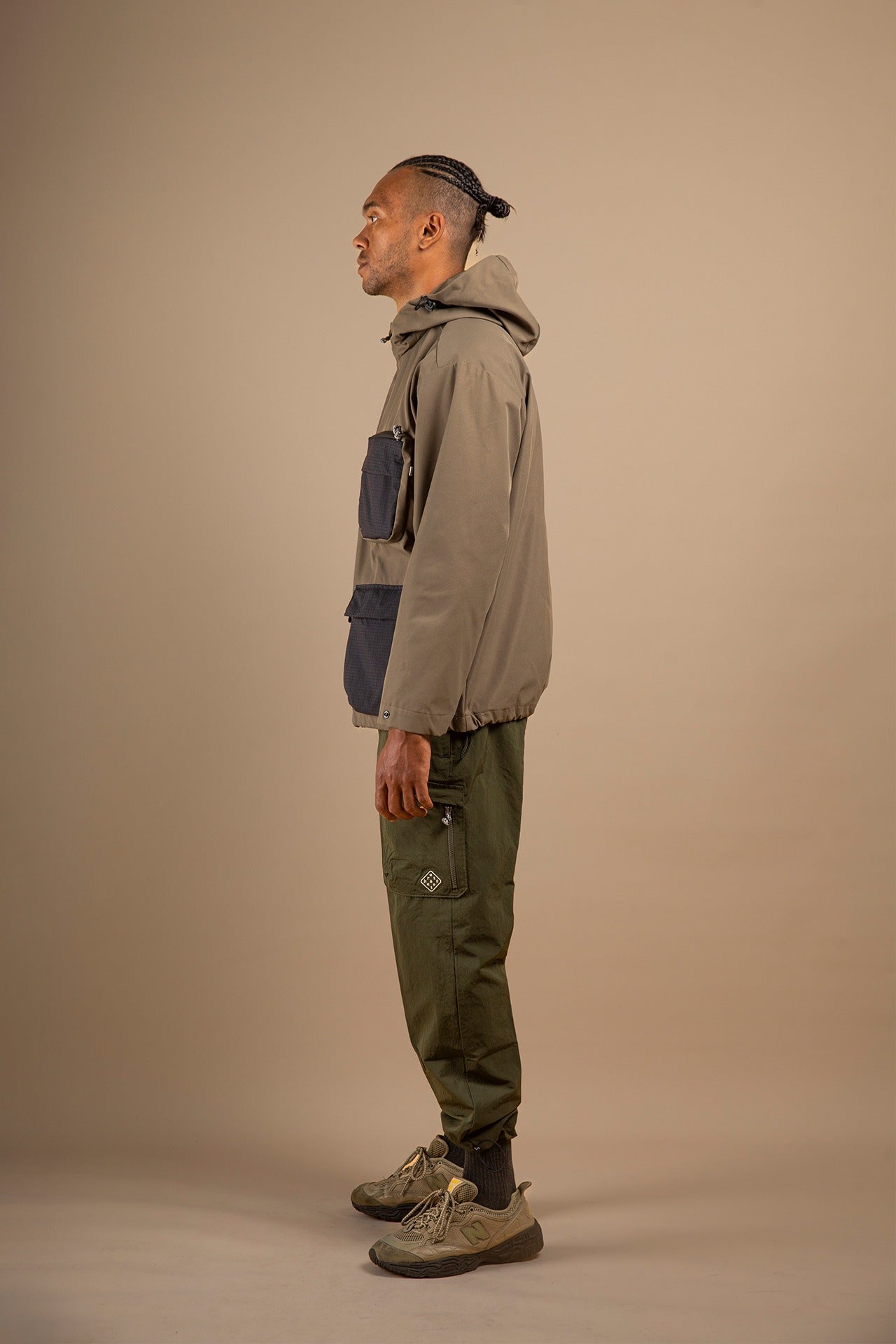 SAGEA Utility Jacket - Muted Olive