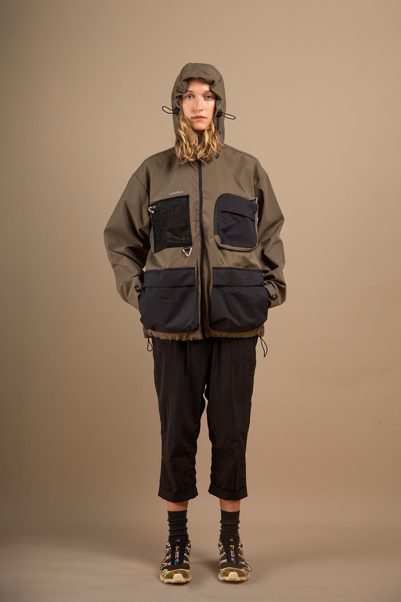 SAGEA Utility Jacket - Muted Olive