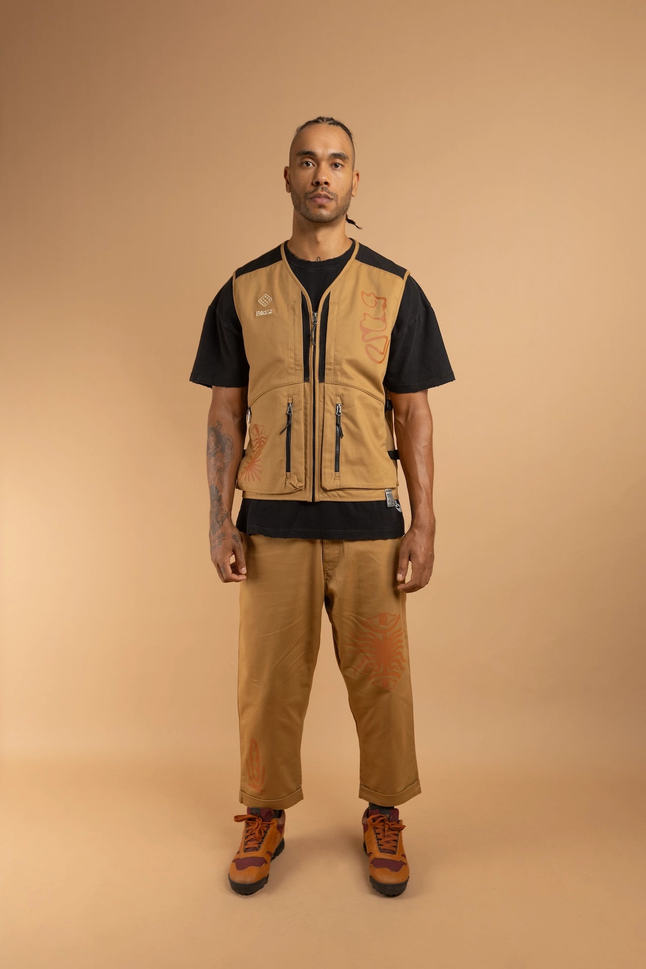 ARAFURU CCC-Vol.1 Utility Vest  - DARK MUSTARD