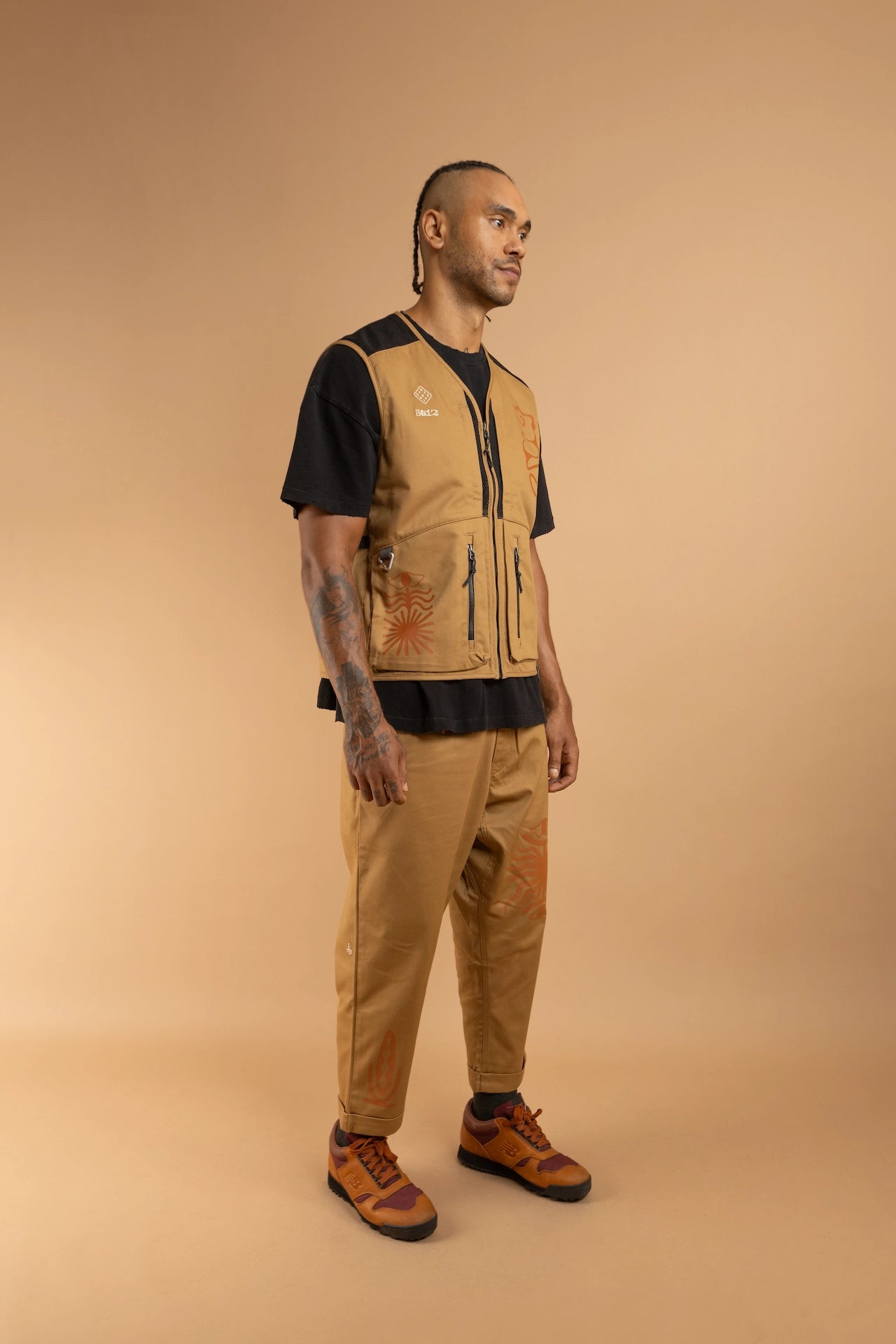 ARAFURU CCC-Vol.1 Utility Vest  - DARK MUSTARD