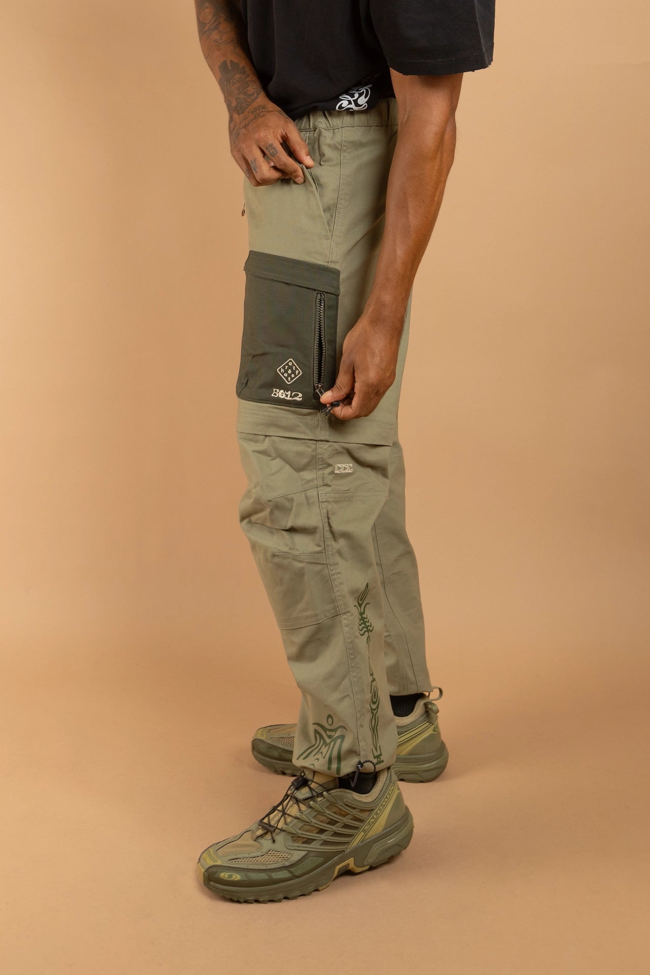 NIKOI CCC-Vol.1 Cargo Pant - LIGHT OLIVE [DETACHABLE]