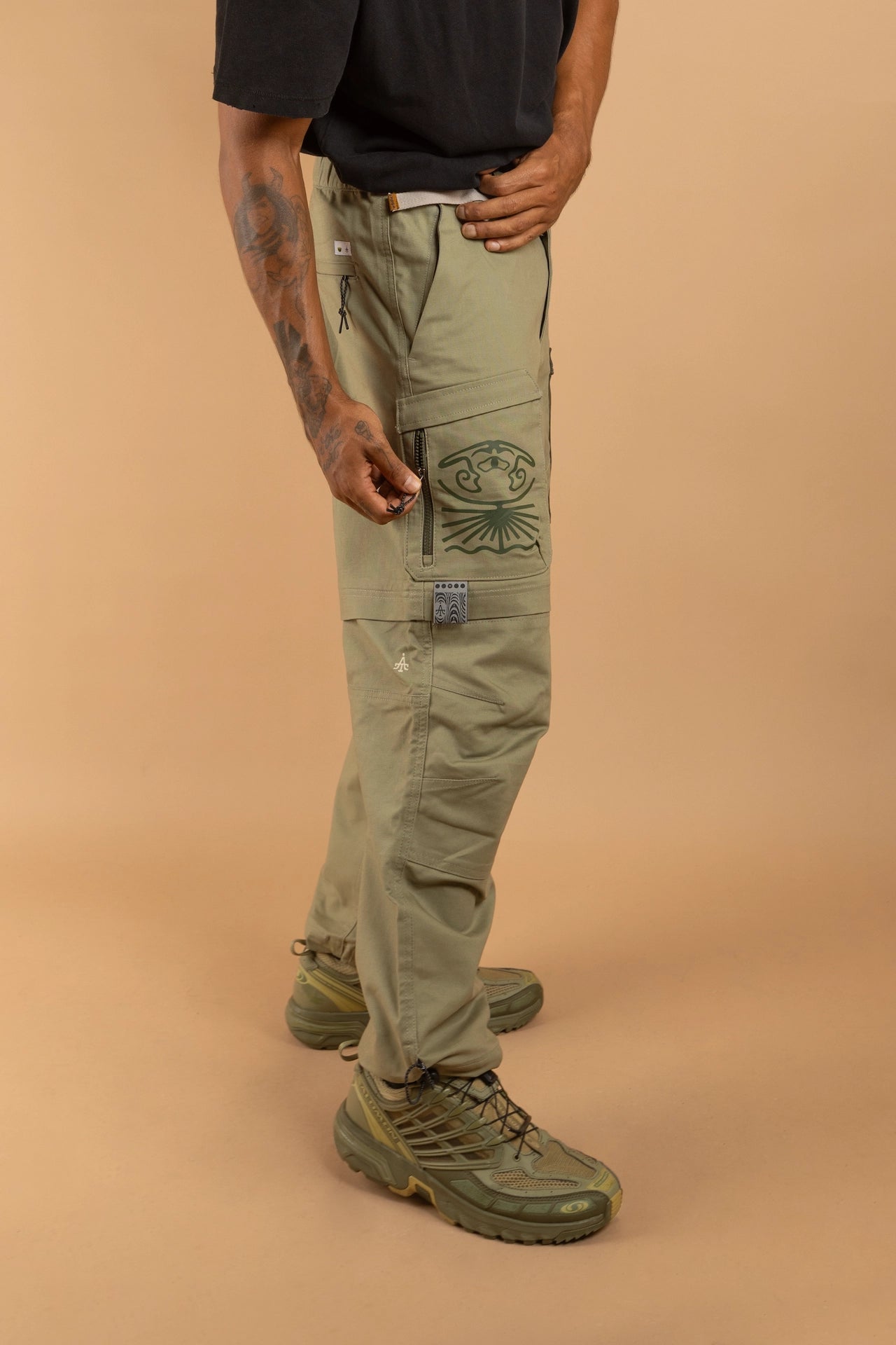 NIKOI CCC-Vol.1 Cargo Pant - LIGHT OLIVE [DETACHABLE]