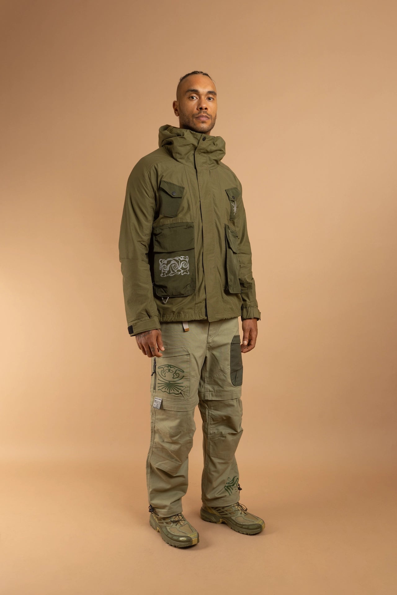 PLAGA CCC-Vol.1 Utility Jacket - LIGHT OLIVE [PACKABLE]