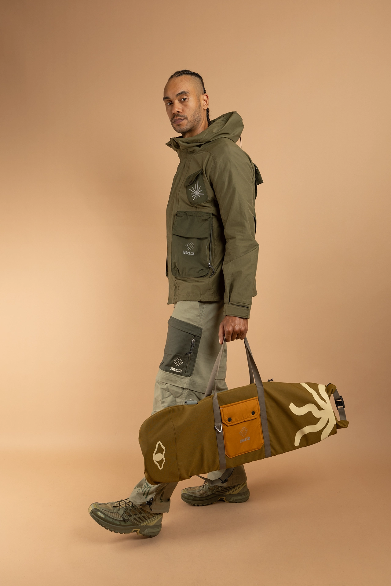 GODJI CCC-Vol.1 Rolltop Skate Bag - OLIVE