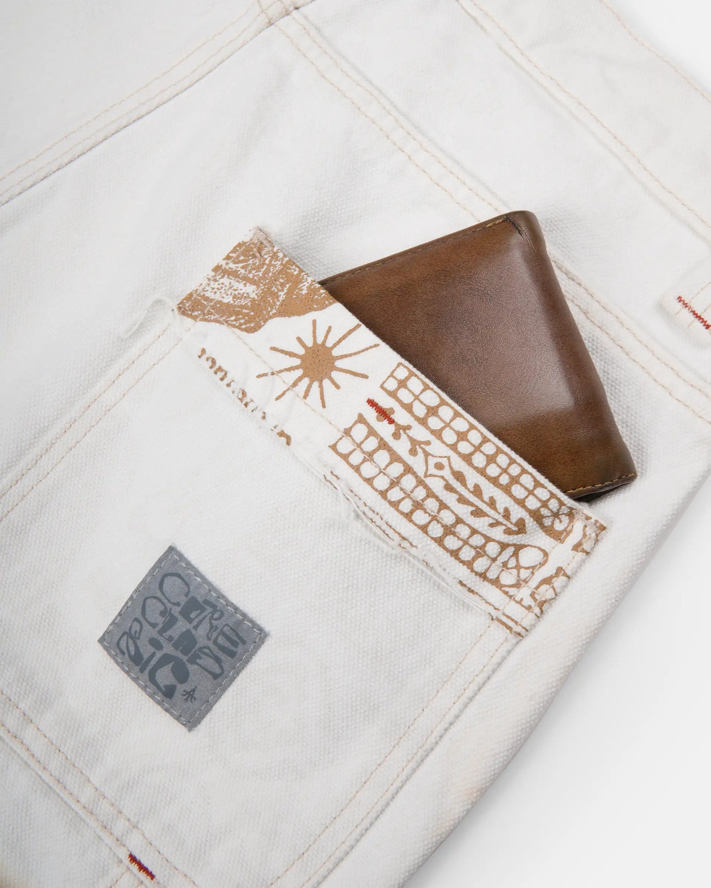 BAGAN Carpenter Short - Off White
