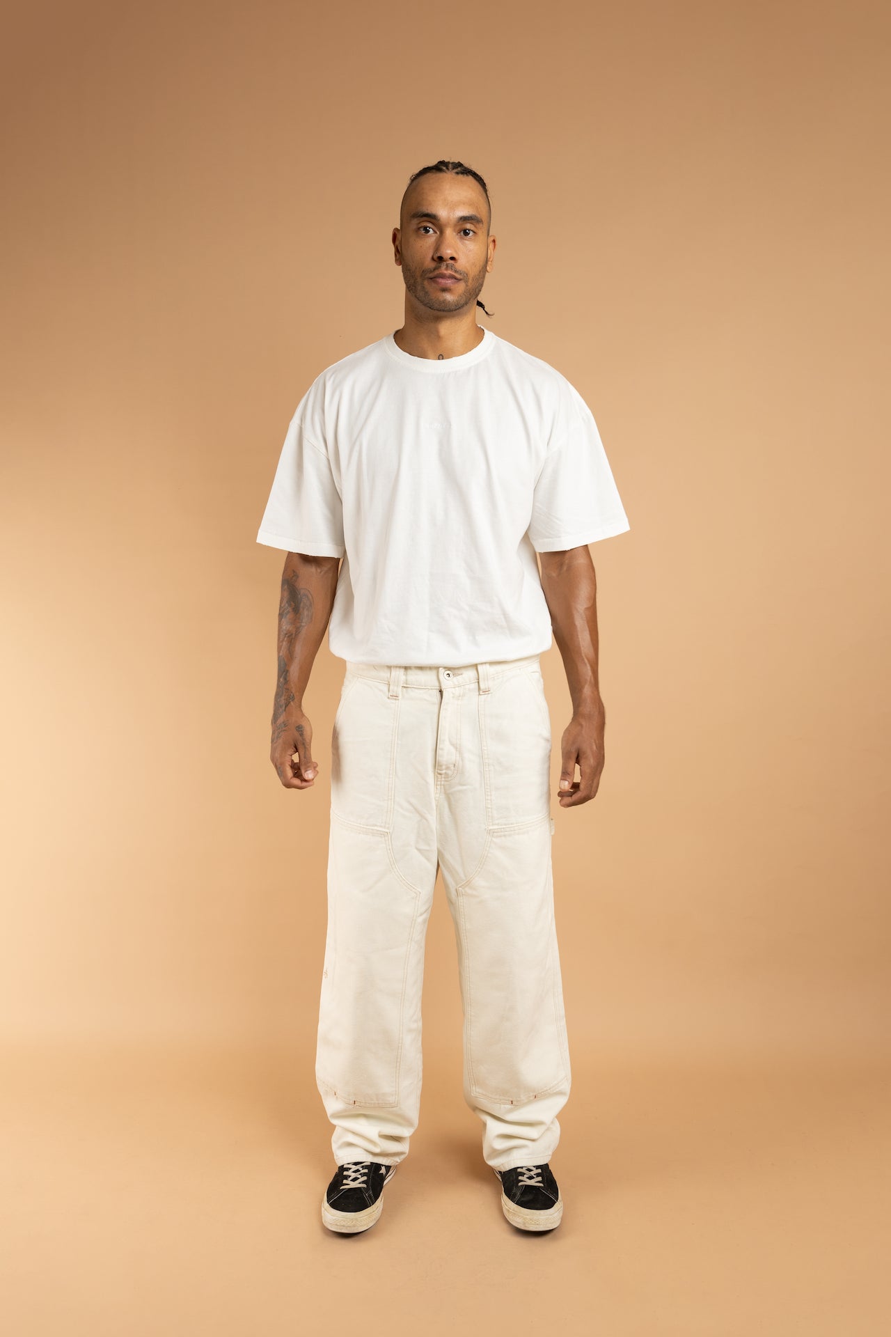 PAKKAT Carpenter Pants - Off White