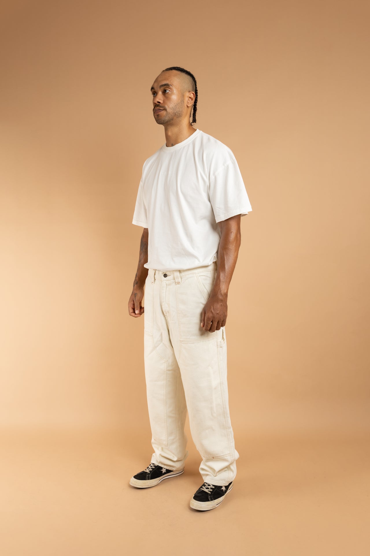 PAKKAT Carpenter Pants - Off White