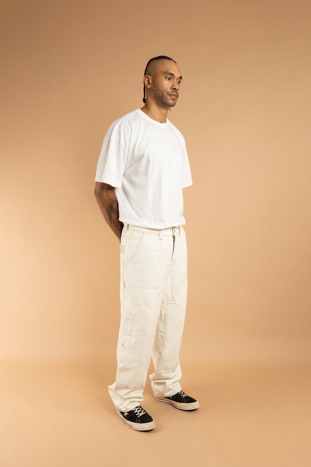 PAKKAT Carpenter Pants - Off White