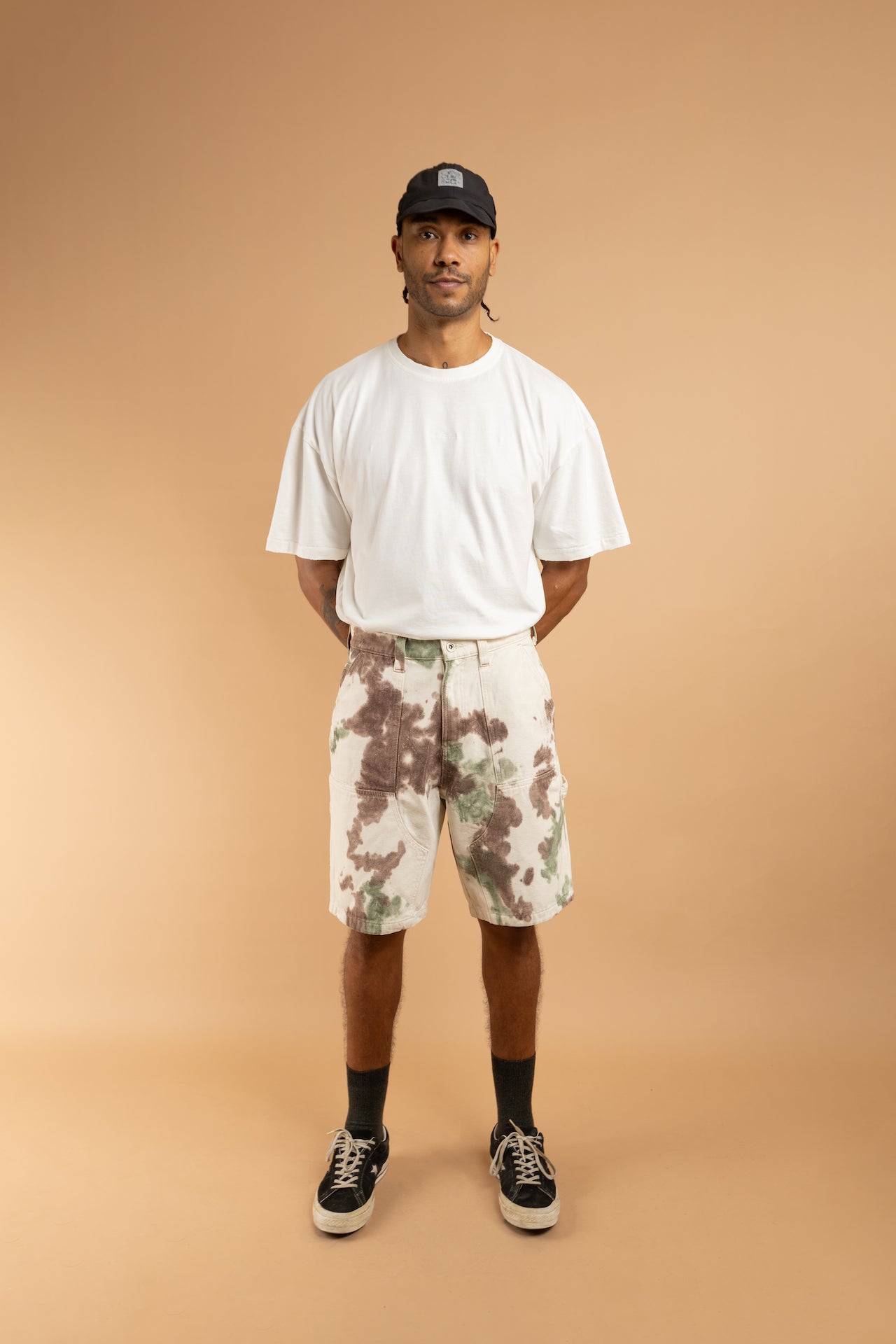 BAGAN Carpenter Short - OLIVE DUST DYE
