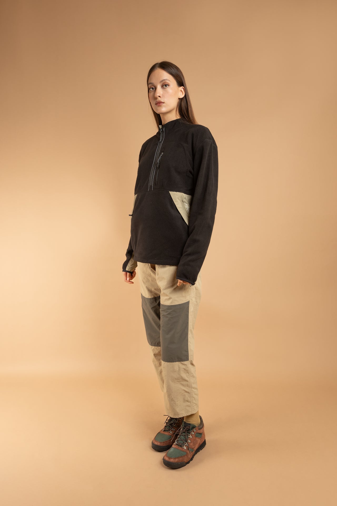 MAYAU Anorak Jacket - Black Moss