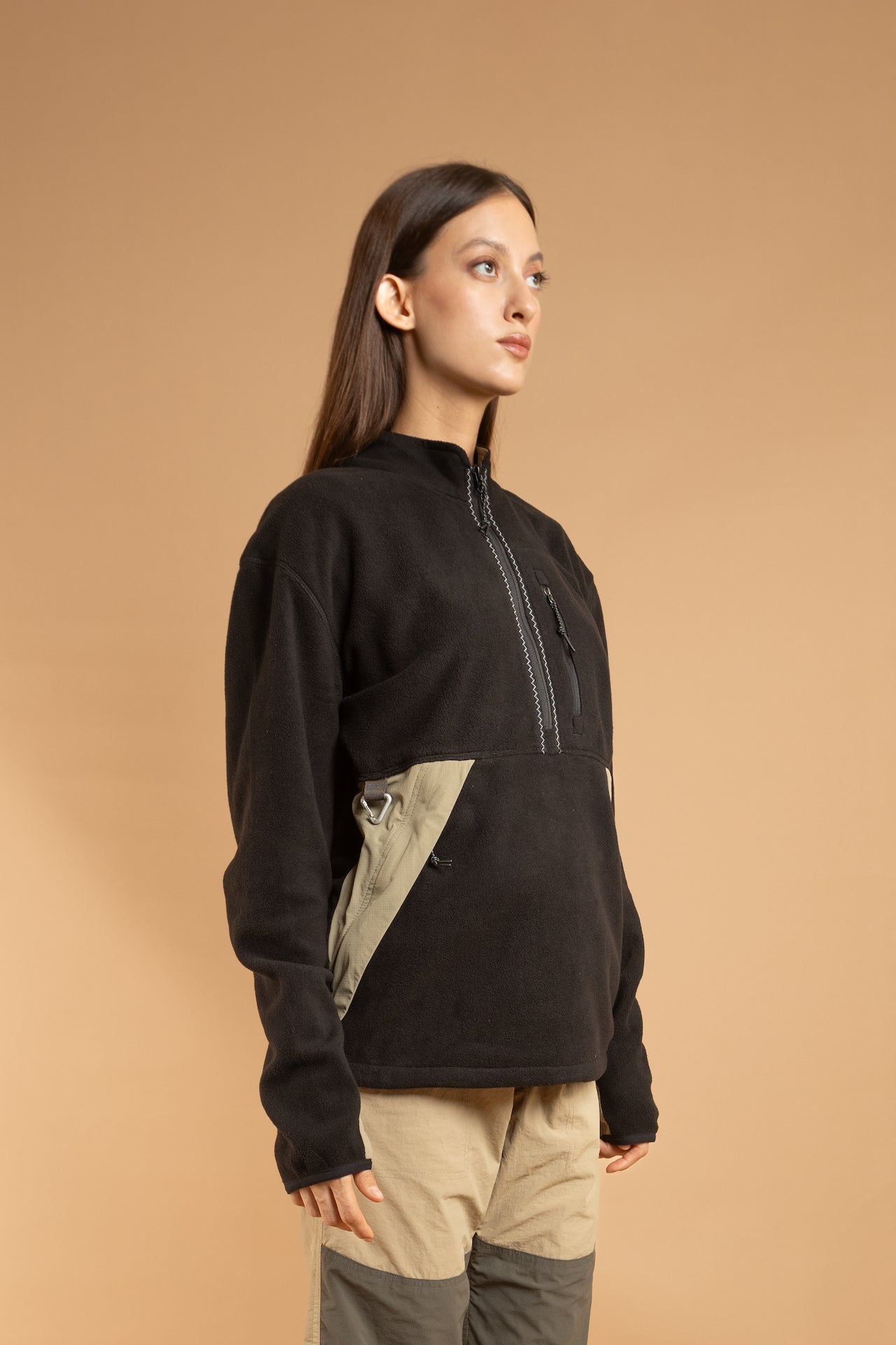 MAYAU Anorak Jacket - Black Moss