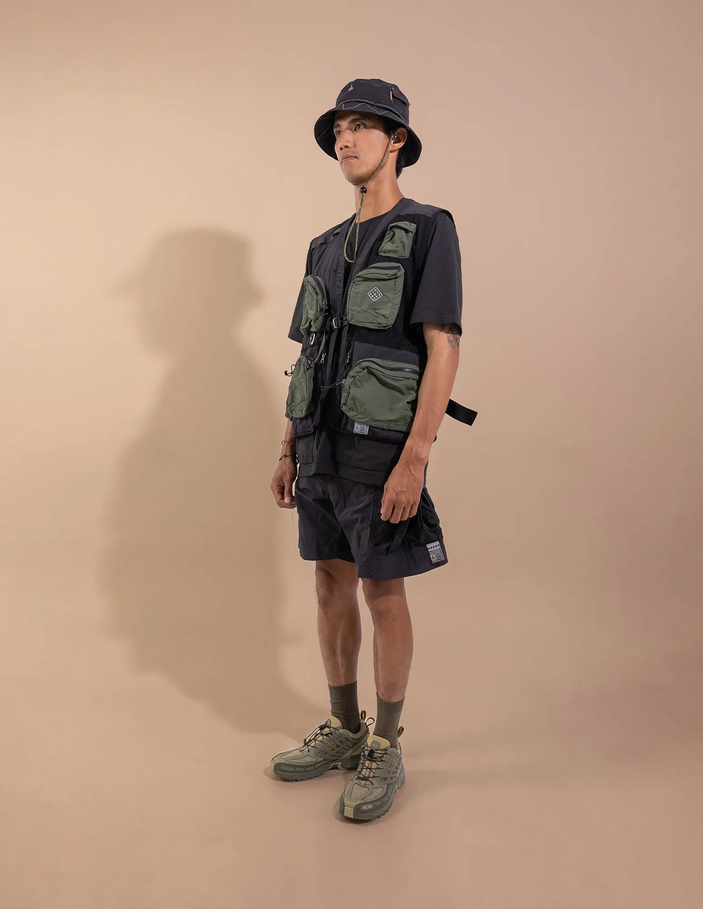 HOTE Utility Vest - BLACK/SAGE