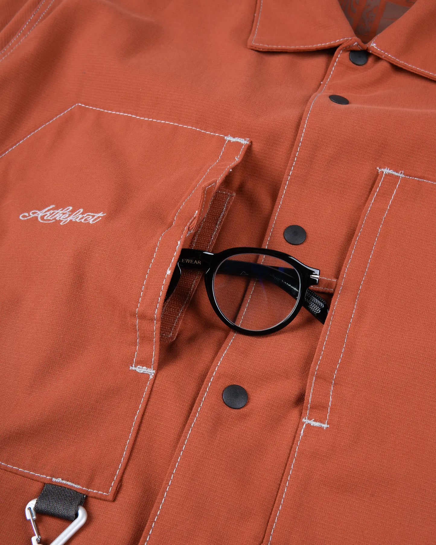 KAIRA SS Painter Shirt - Burn Orange