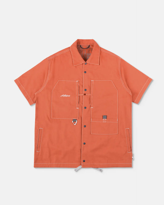 KAIRA SS Painter Shirt - Burn Orange
