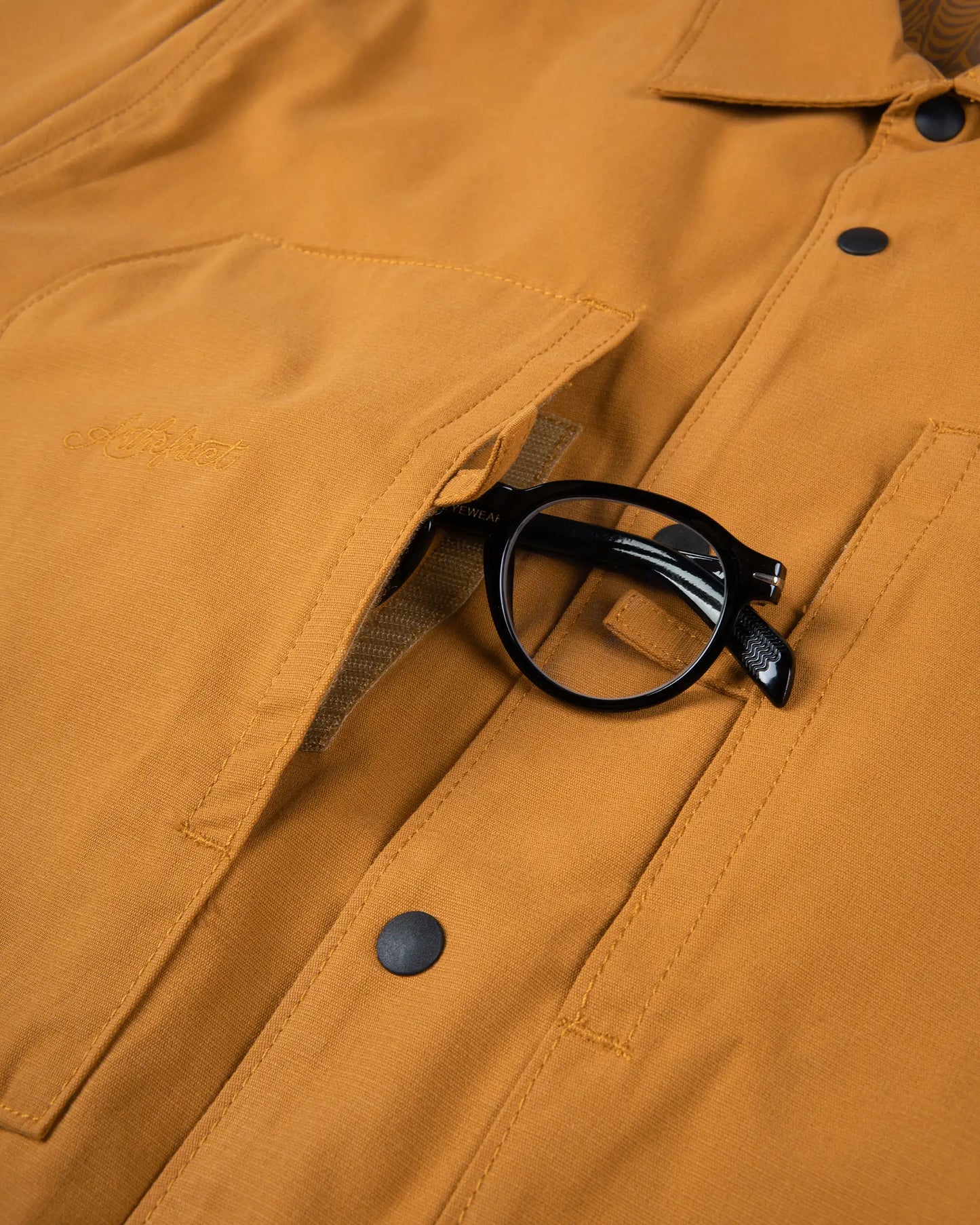 KAIRA SS Painter Shirt - Burn Yellow