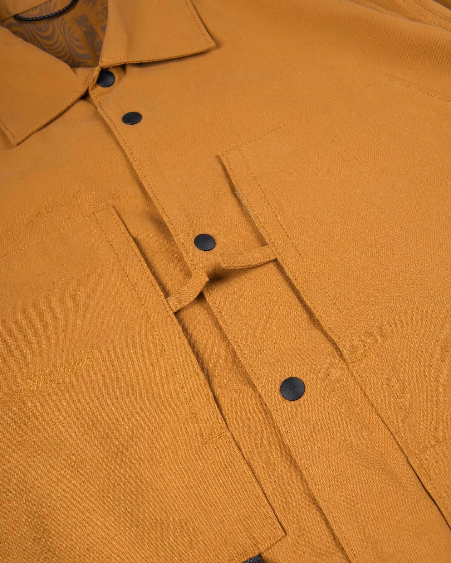 KAIRA SS Painter Shirt - Burn Yellow